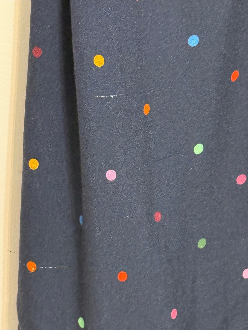 FARM Rio Colorful Dots Lucy Midi Dress M Navy Multicolor Polka Dot Long Sleeve - Picture 5 of 8